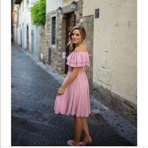 Chicwish off the shoulder dress